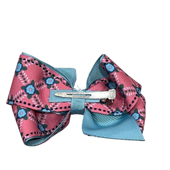 Matilda Jane Brainiac Blue/Pink Science Hairbow Hair Clip 2018 Choose your Path - Picture 2 of 2